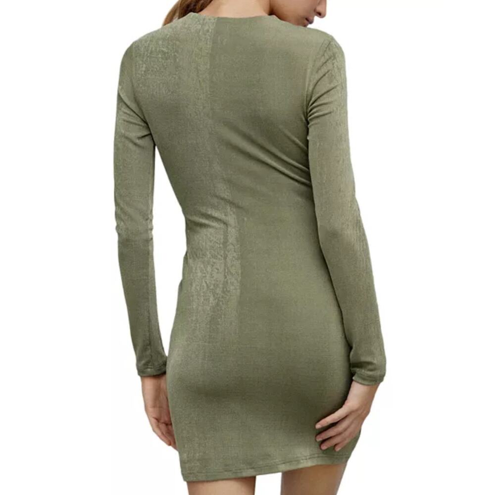 Significant Other Ivy Front Cutout Mini Dress Green NWT SOLD OUT Retail $200 - Picture 2 of 8